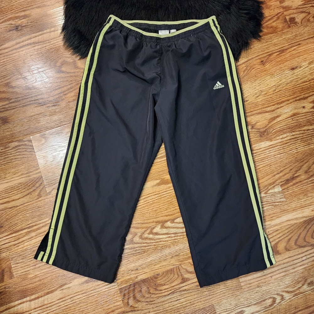 adidas | Pants & Jumpsuits | Y2k Baggy Adidas Track Pants Cropped